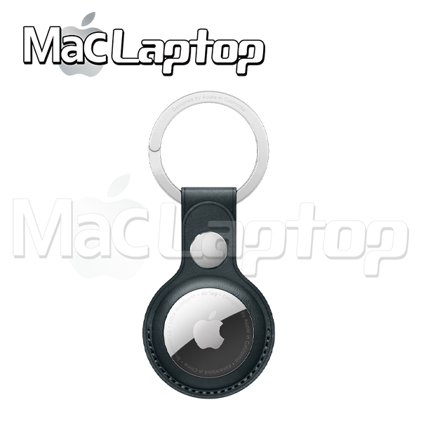 APPLE AIRTAG LEATHER KEY RING MIDNIGHT