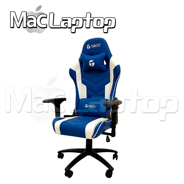 SILLA GAMER TE-8126B AZUL Y BLANCO